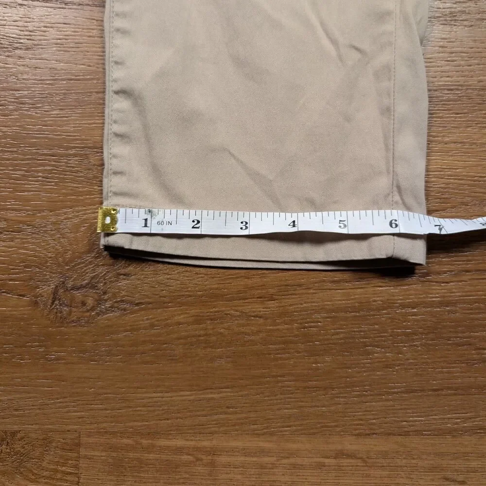 Birddogs Pants Men 36x30(29) Beige Slim Fit Lined Chino Stretch Golf Performance